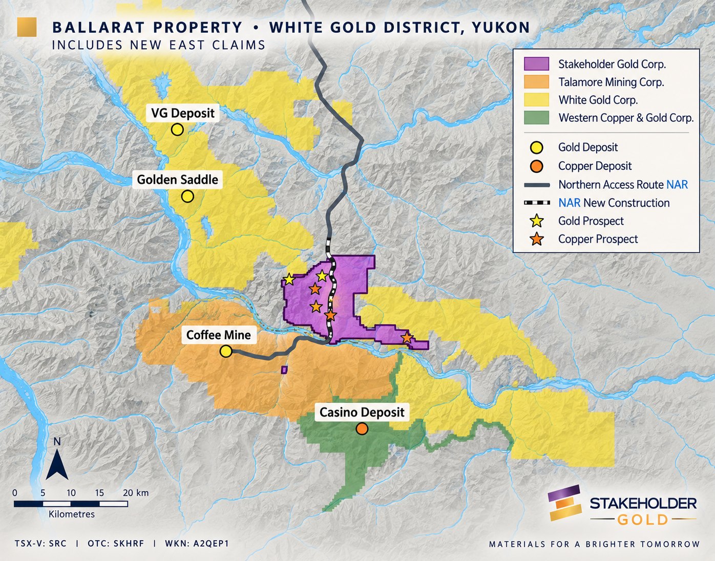 Figure #2 — Ballarat Gold-Copper Project, regional setting