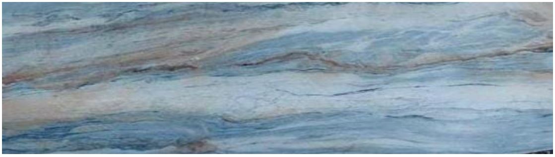 Blue-Grey Quartzite produced from test block, VMC Quarry #3