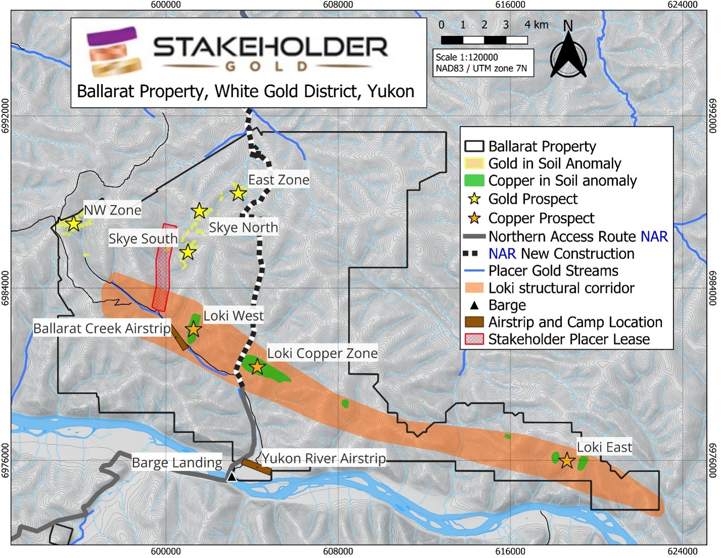 Placer Prospecting Lease, Ballarat Barge Landing and historic airstrip